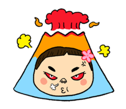 YUKO-chan wear Mt. FUJI sticker #4903117