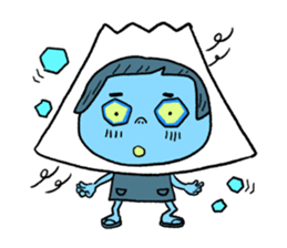 YUKO-chan wear Mt. FUJI sticker #4903118