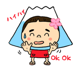 YUKO-chan wear Mt. FUJI sticker #4903121