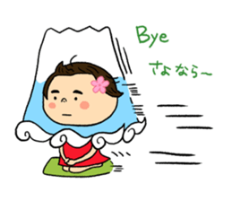 YUKO-chan wear Mt. FUJI sticker #4903125