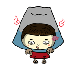 YUKO-chan wear Mt. FUJI sticker #4903127