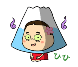 YUKO-chan wear Mt. FUJI sticker #4903128