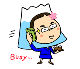 YUKO-chan wear Mt. FUJI sticker #4903132