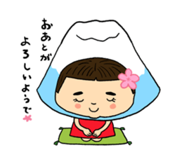 YUKO-chan wear Mt. FUJI sticker #4903135