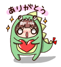 kaijyu girl sticker #4903499