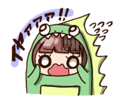 kaijyu girl sticker #4903501