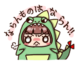 kaijyu girl sticker #4903502