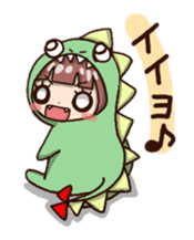 kaijyu girl sticker #4903504