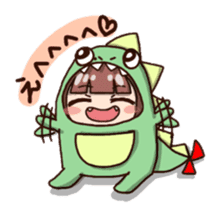 kaijyu girl sticker #4903505