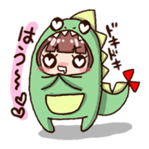 kaijyu girl sticker #4903509