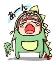 kaijyu girl sticker #4903510