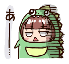 kaijyu girl sticker #4903513