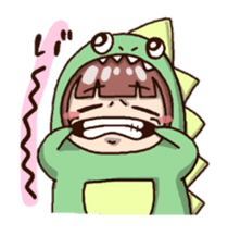 kaijyu girl sticker #4903514