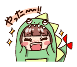 kaijyu girl sticker #4903515