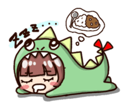 kaijyu girl sticker #4903517
