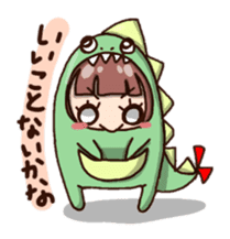 kaijyu girl sticker #4903522
