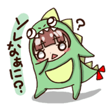 kaijyu girl sticker #4903523