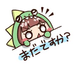 kaijyu girl sticker #4903526