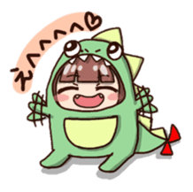 kaijyu girl sticker #4903527