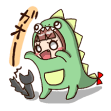 kaijyu girl sticker #4903528