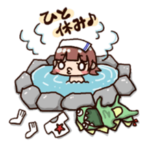 kaijyu girl sticker #4903534