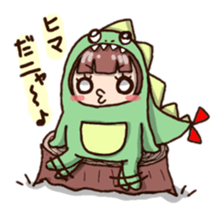 kaijyu girl sticker #4903535
