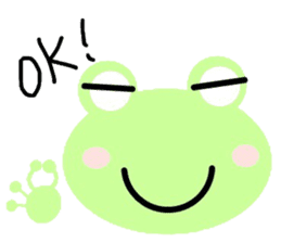 Capricious frog sticker #4903558