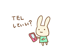 Kurumi the rabbit sticker #4903797