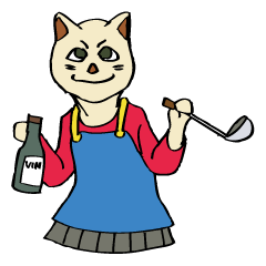 The cat's happy marriage.