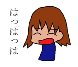 40-year-old woman near sticker #4904256