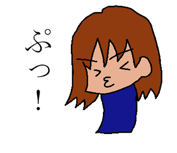 40-year-old woman near sticker #4904278