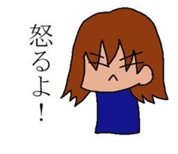 40-year-old woman near sticker #4904279