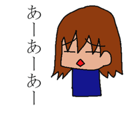 40-year-old woman near sticker #4904283