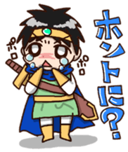 Feeble brave man sticker #4904541