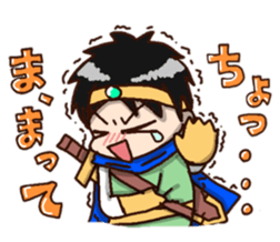 Feeble brave man sticker #4904568