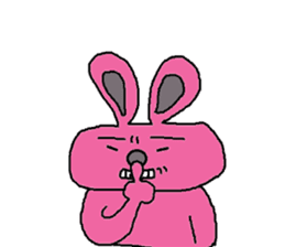 Pota rabbit and his companions sticker #4904882