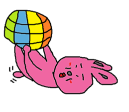 Pota rabbit and his companions sticker #4904888