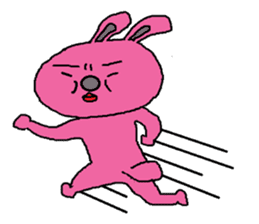 Pota rabbit and his companions sticker #4904893