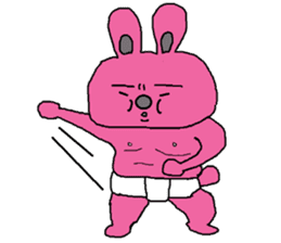 Pota rabbit and his companions sticker #4904895