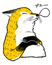 Fox and Cat sticker #4906030