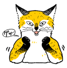 Fox and Cat sticker #4906039