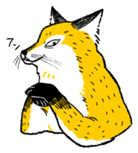 Fox and Cat sticker #4906040