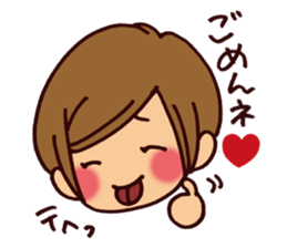 Pretty girl sticker (Happy version) sticker #4906106