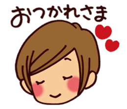 Pretty girl sticker (Happy version) sticker #4906112