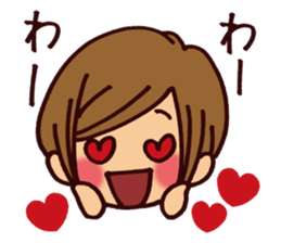 Pretty girl sticker (Happy version) sticker #4906118