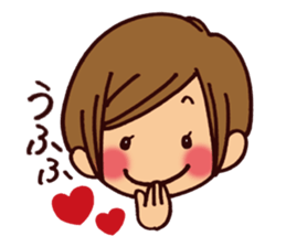 Pretty girl sticker (Happy version) sticker #4906142