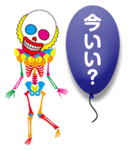 Clown skulls sticker #4906225