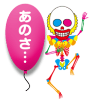 Clown skulls sticker #4906227