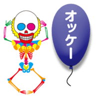 Clown skulls sticker #4906251