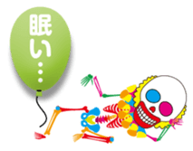 Clown skulls sticker #4906256